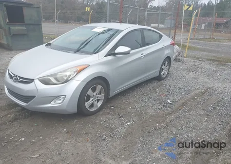 2012 Hyundai Elantra Gls (Ulsan Plant) from USA, damaged, VIN KMHDH4AE9CU220998